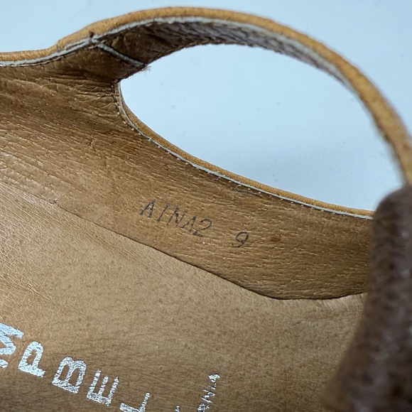 jeffrey campbell womens colorblock leather Maryjane anthropologie US 9 flapper - Picture 9 of 16